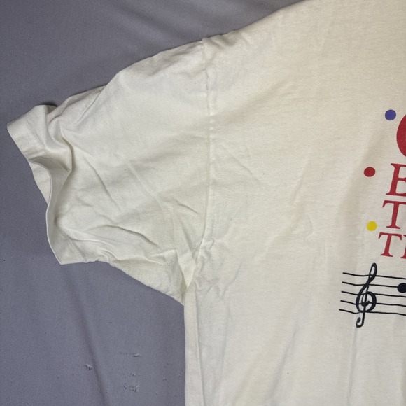 vintage Old Enough To Know The Score t shirt single stitch graphic tee size XL - Picture 8 of 14